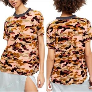 Free People NWT S Desert Camo Top